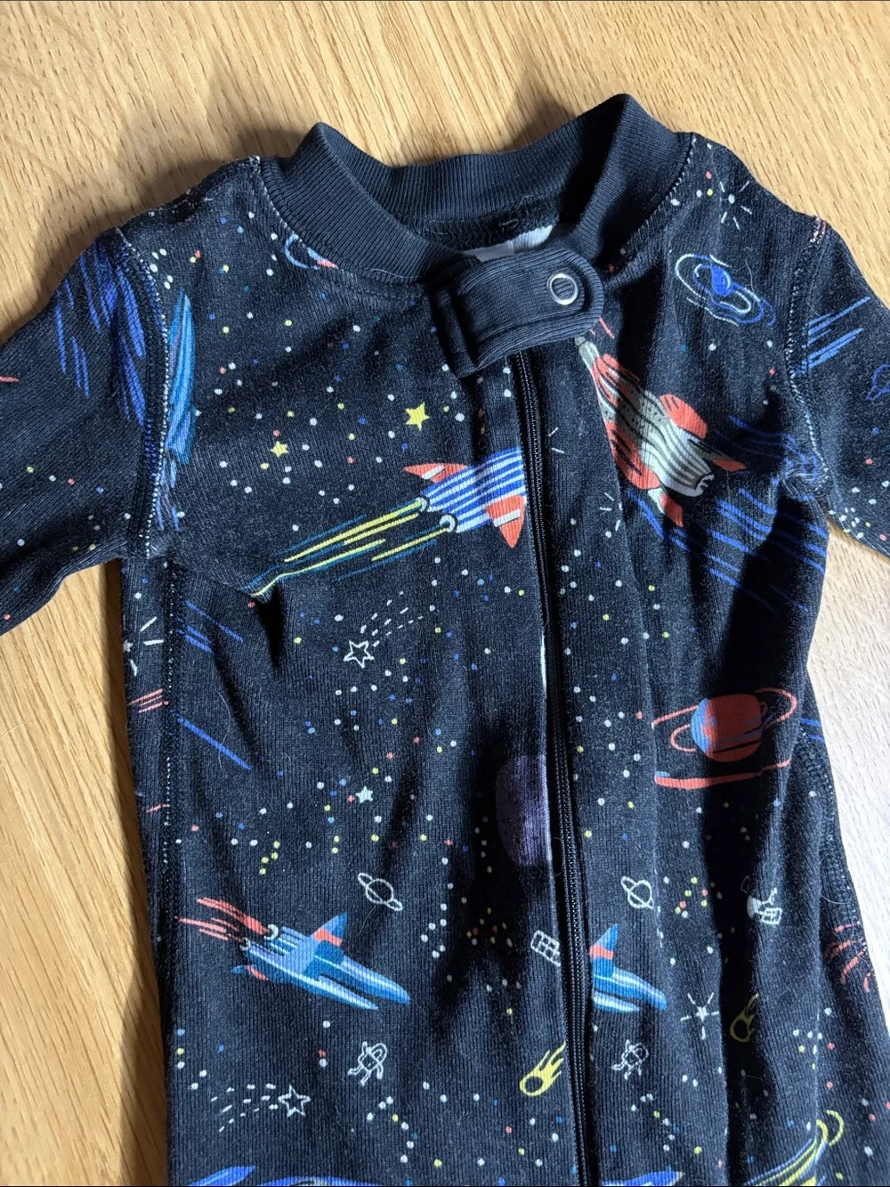Hanna Andersson Space themed bodysuit